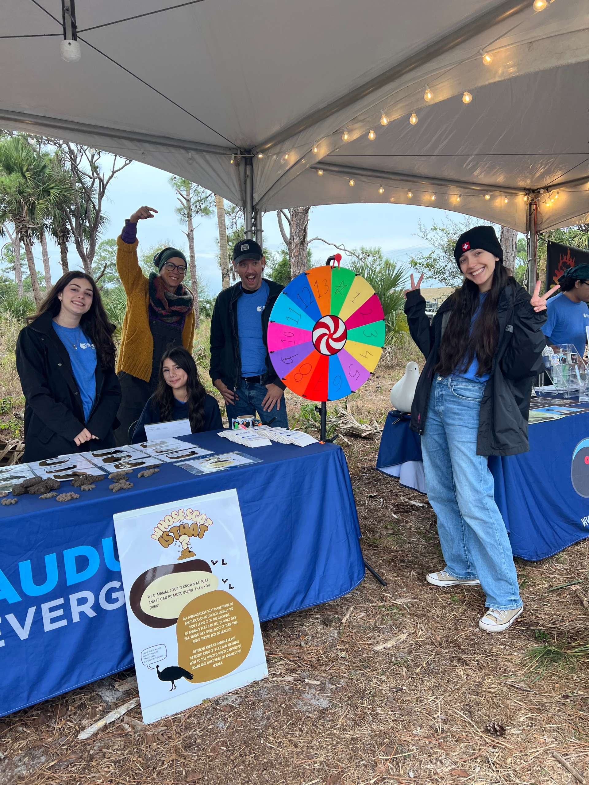 Audubon Everglades outreach table at a community event